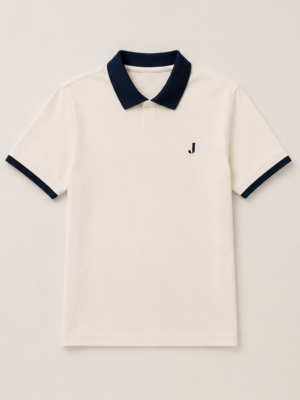 Jorj Classic Polo Cream/Navy