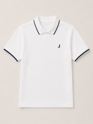 Jorj Classic Polo White/Navy